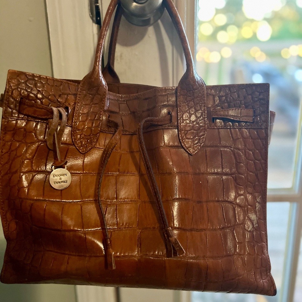 Dooney & Bourke Crocodile Shoulder tote